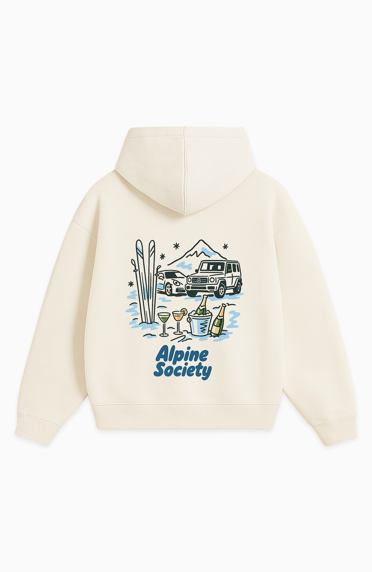 ALPINE SOCIETY OVERSIZED HOODIE