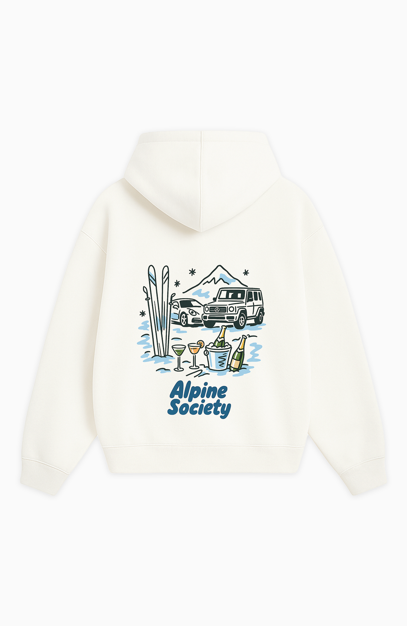 ALPINE SOCIETY OVERSIZED HOODIE