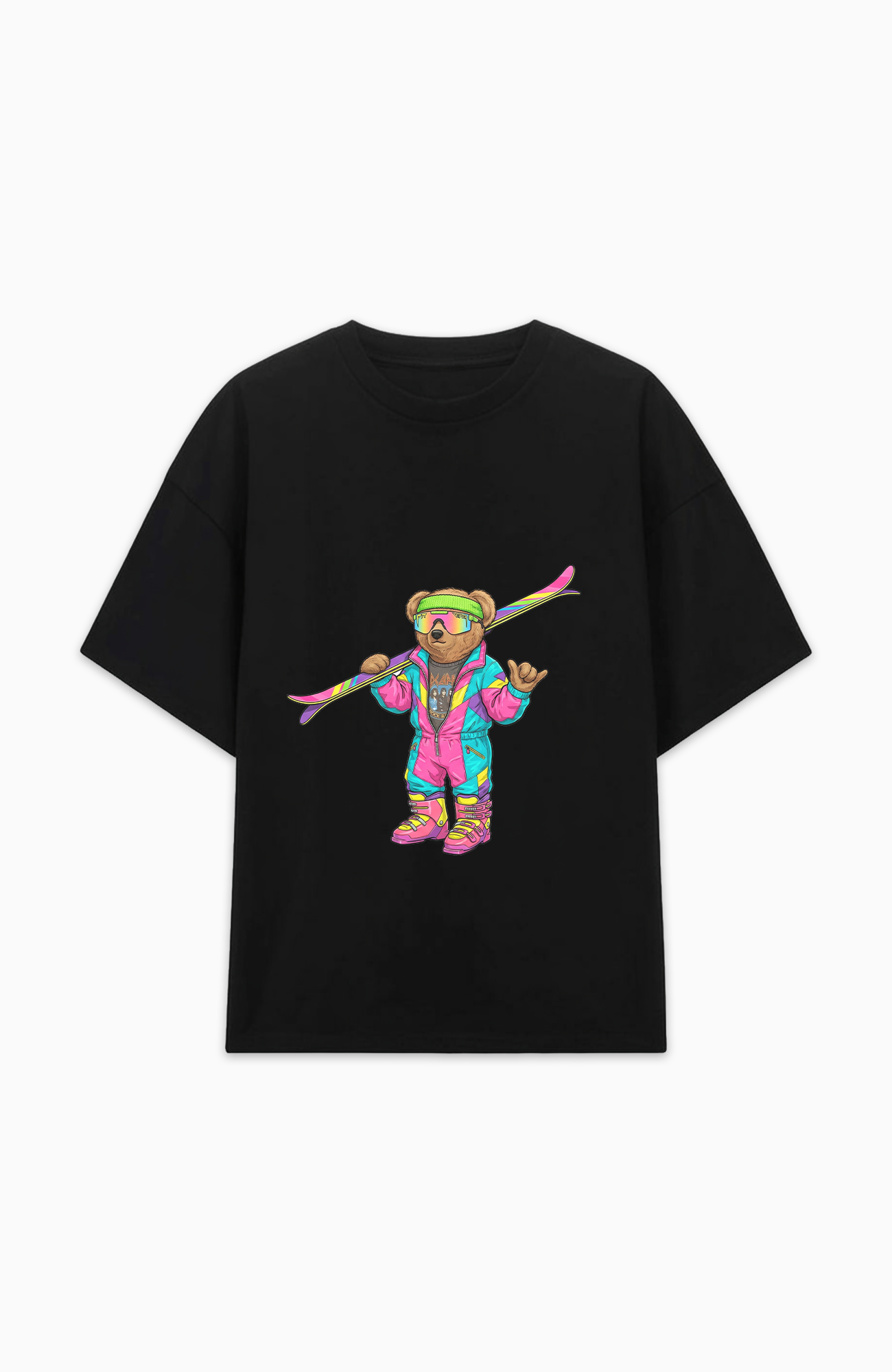 RETRO APRÈS SKI BEAR OVERSIZED SHIRT