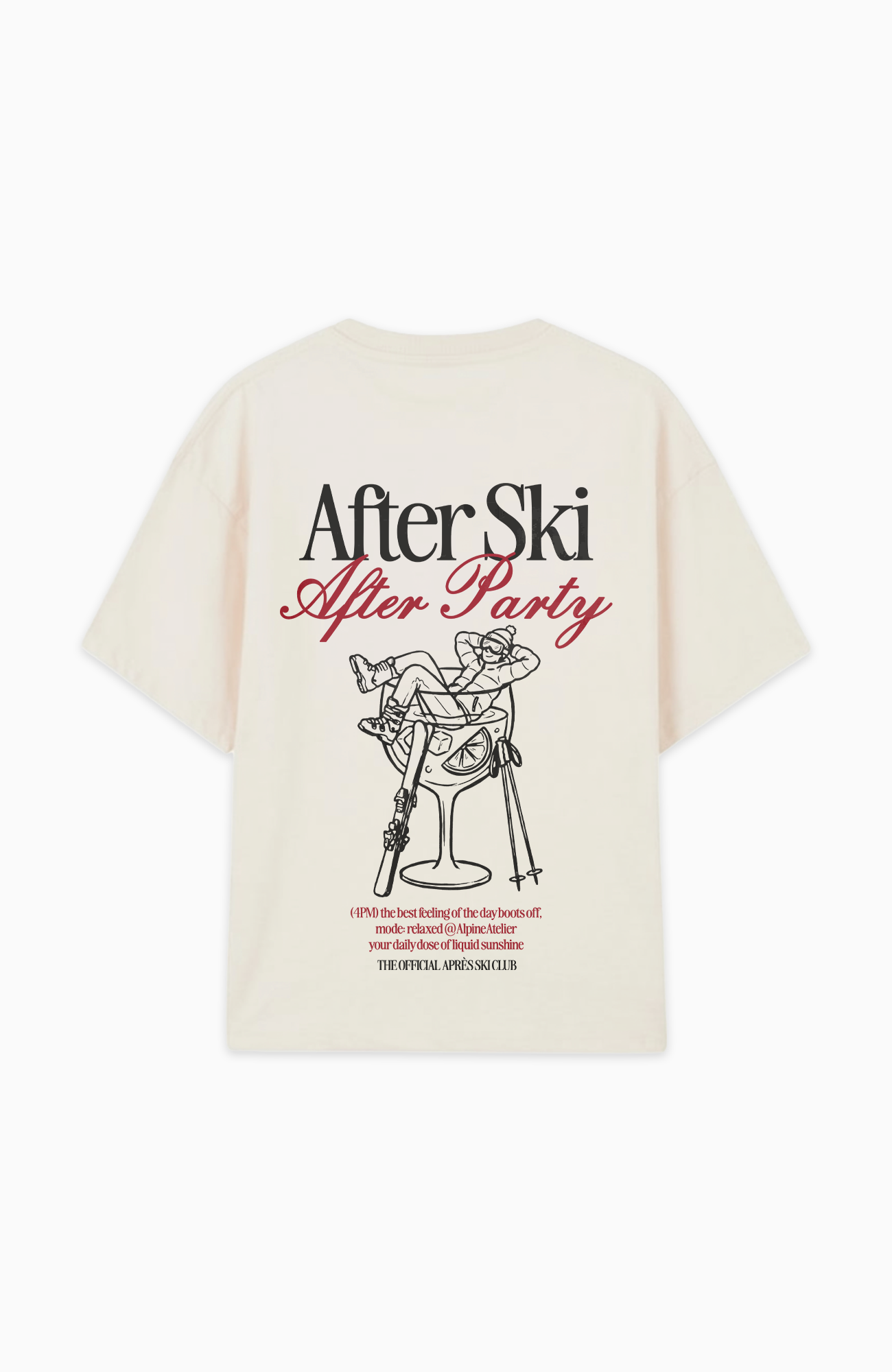 AFTER SKI AFTER PARTY OVERSIZED SHIRT