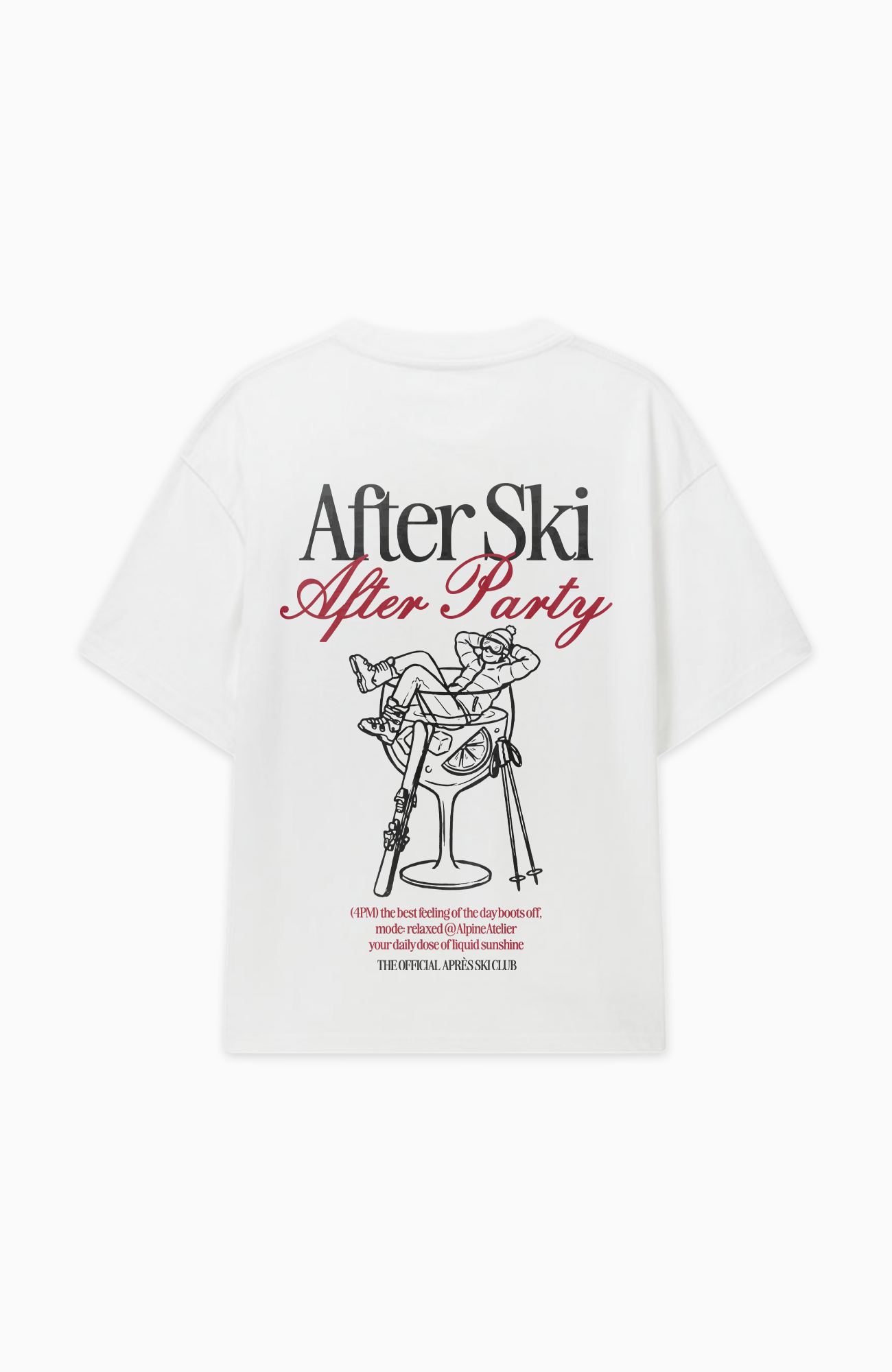AFTER SKI AFTER PARTY OVERSIZED SHIRT