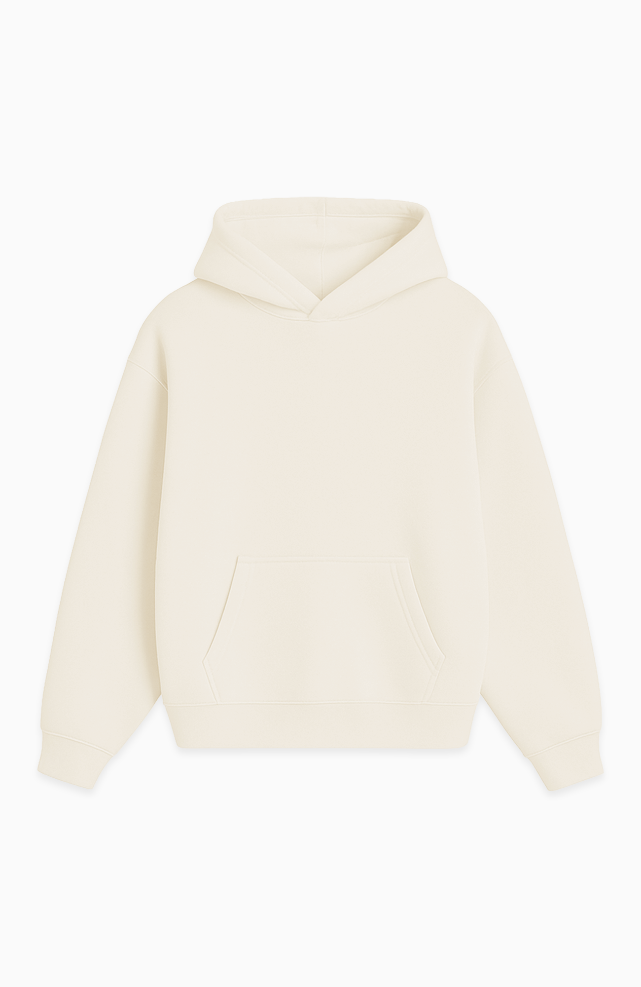 Hoodie Creme Front