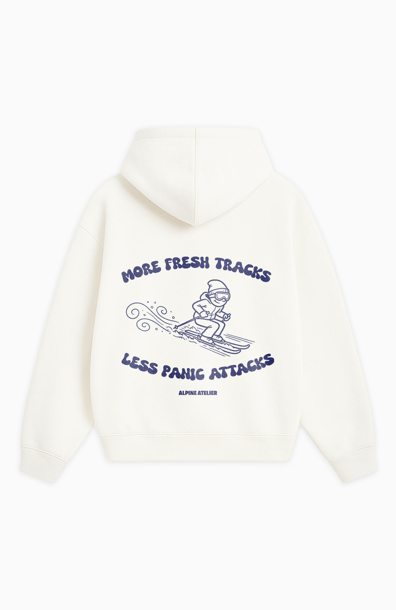 MORE FRESH TRACKS OVERSIZED HOODIE