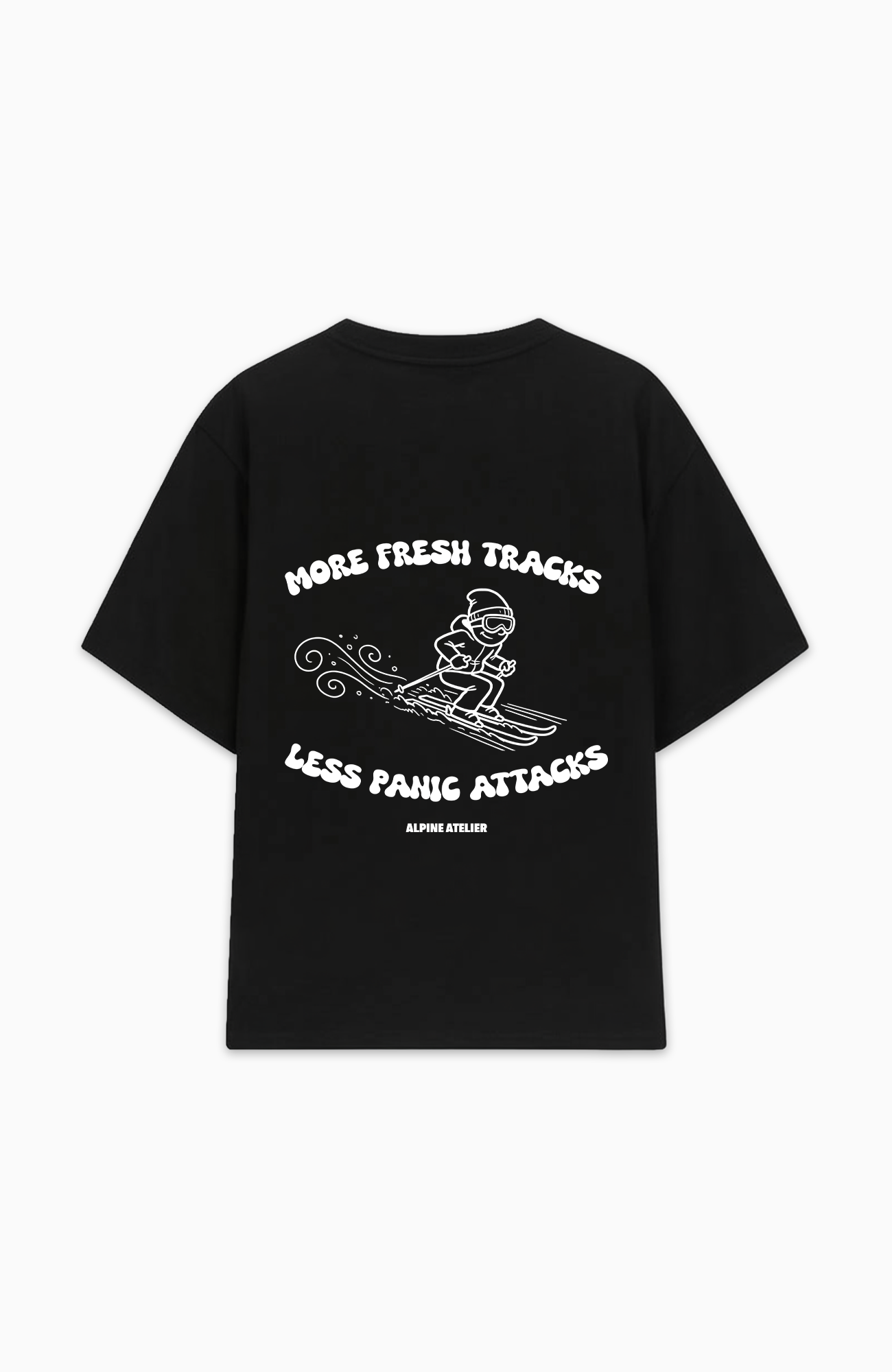 MORE FRESH TRACKS OVERSIZED SHIRT