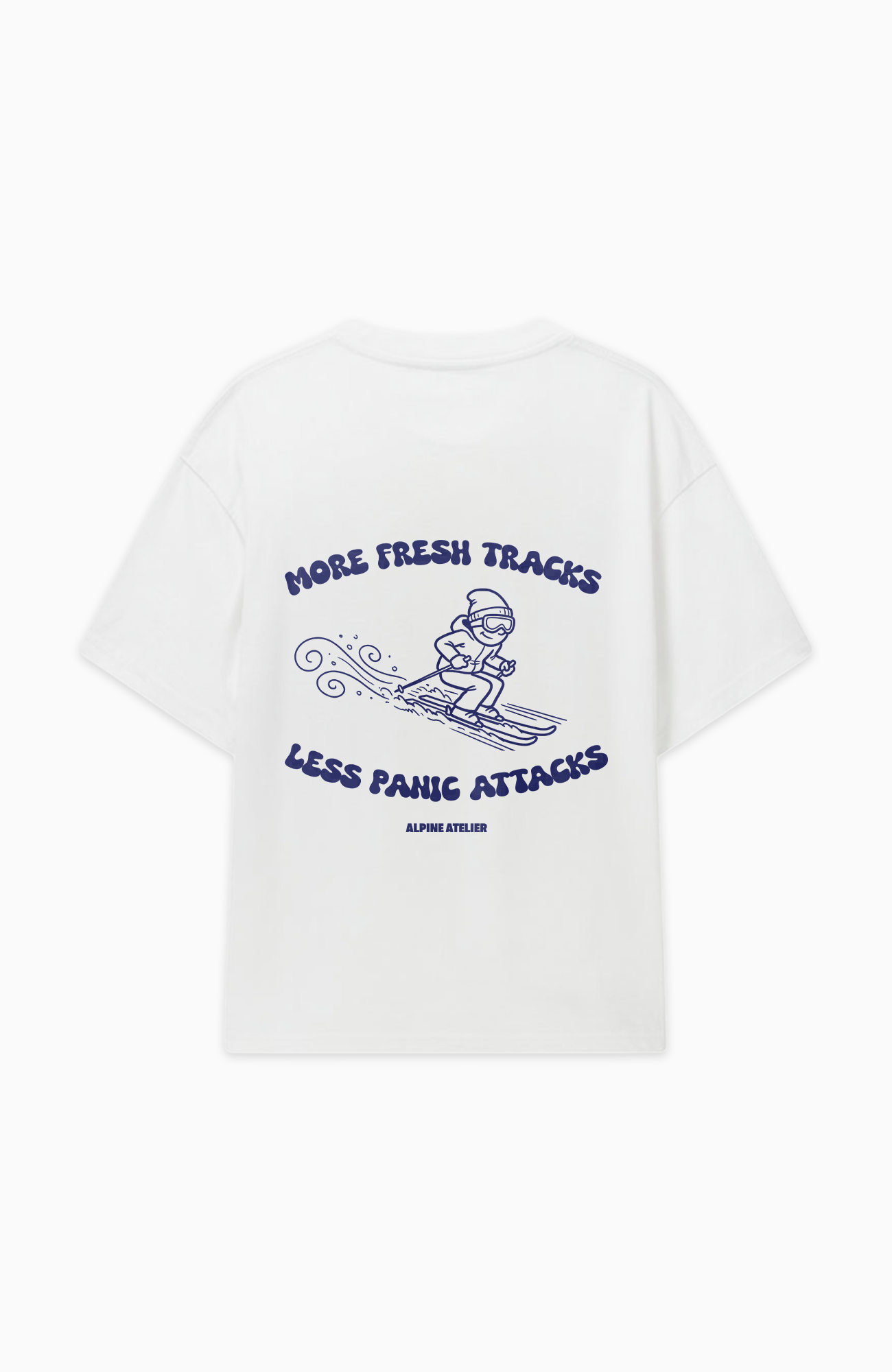 MORE FRESH TRACKS OVERSIZED SHIRT