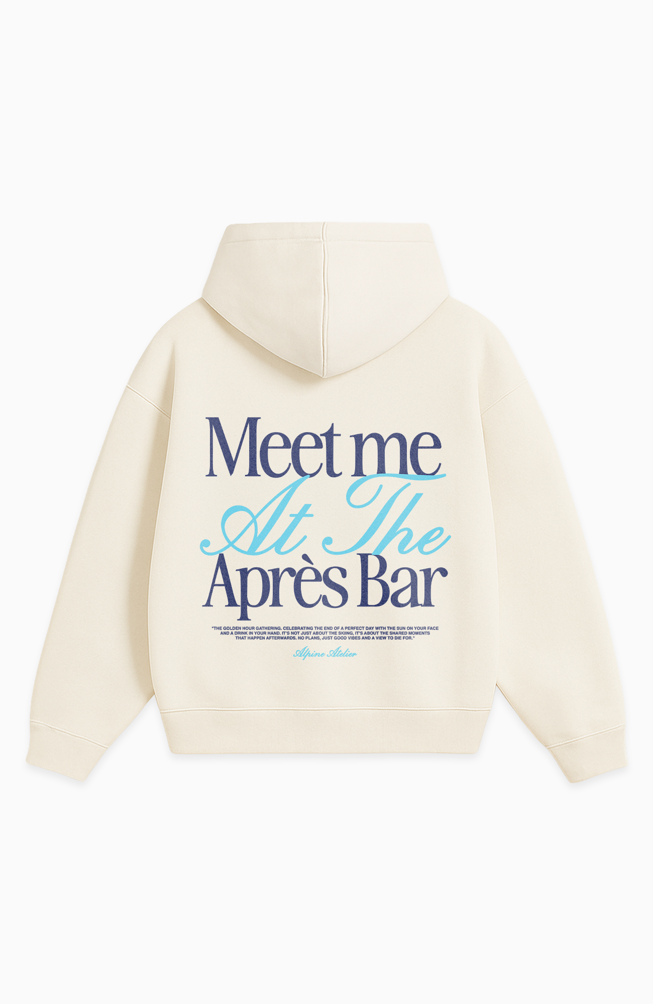 MEET ME AT THE APRÈS BAR OVERSIZED HOODIE