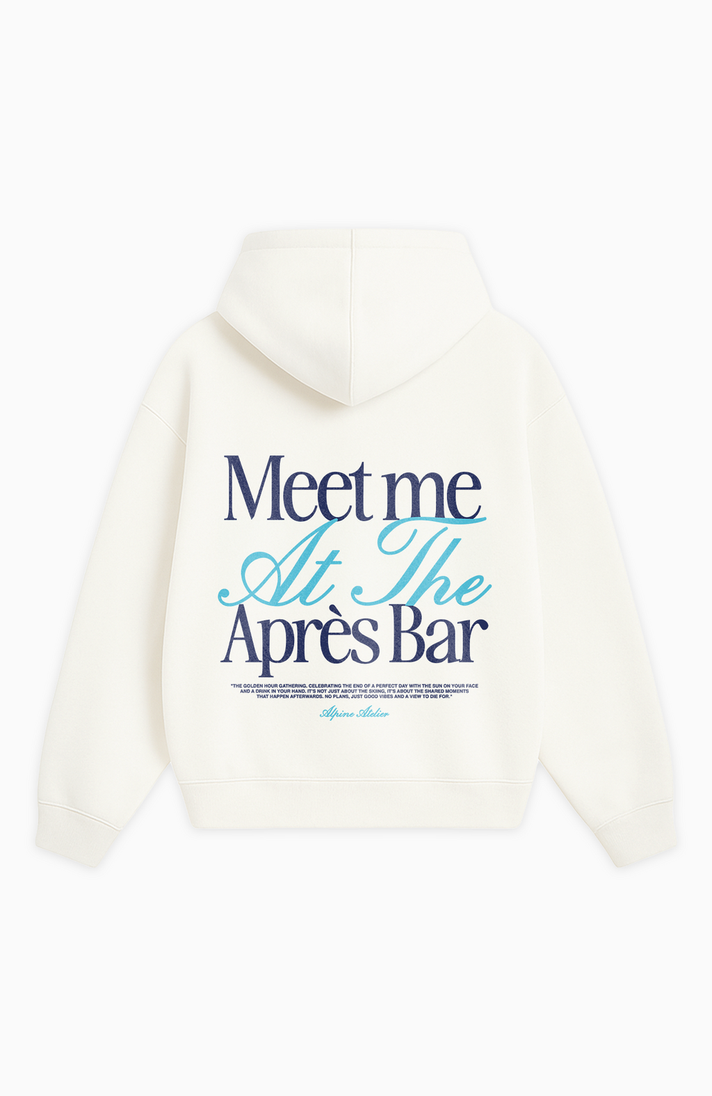 MEET ME AT THE APRÈS BAR OVERSIZED HOODIE