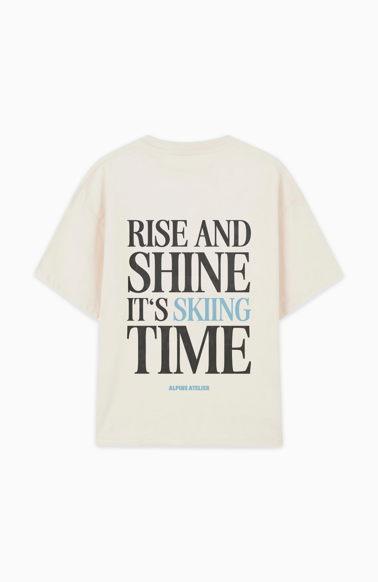 RISE AND SHINE OVERSIZED SHIRT