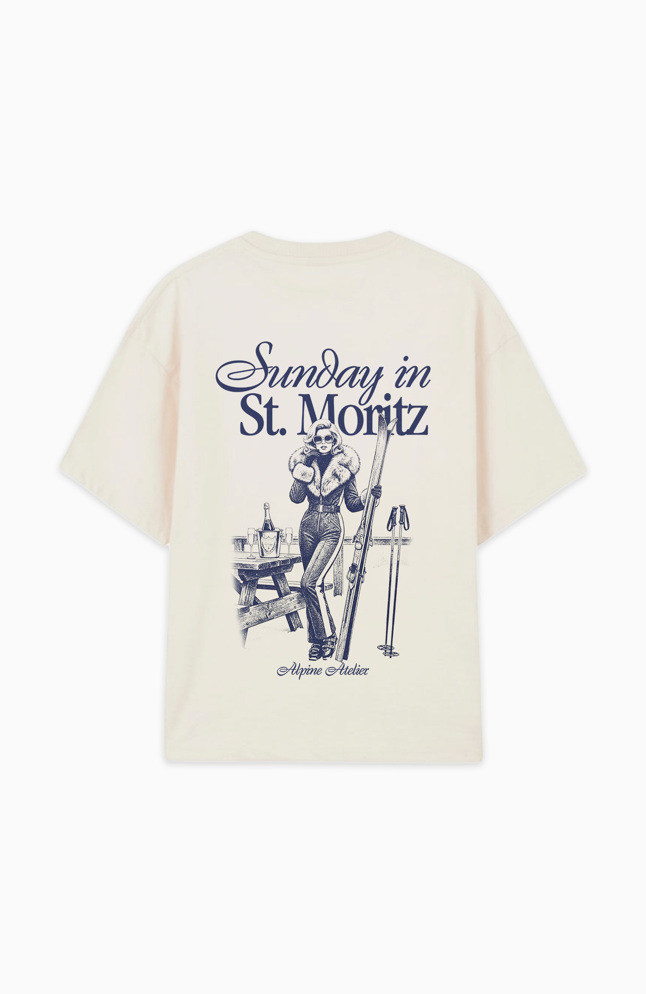 SUNDAY IN ST. MORITZ OVERSIZED SHIRT