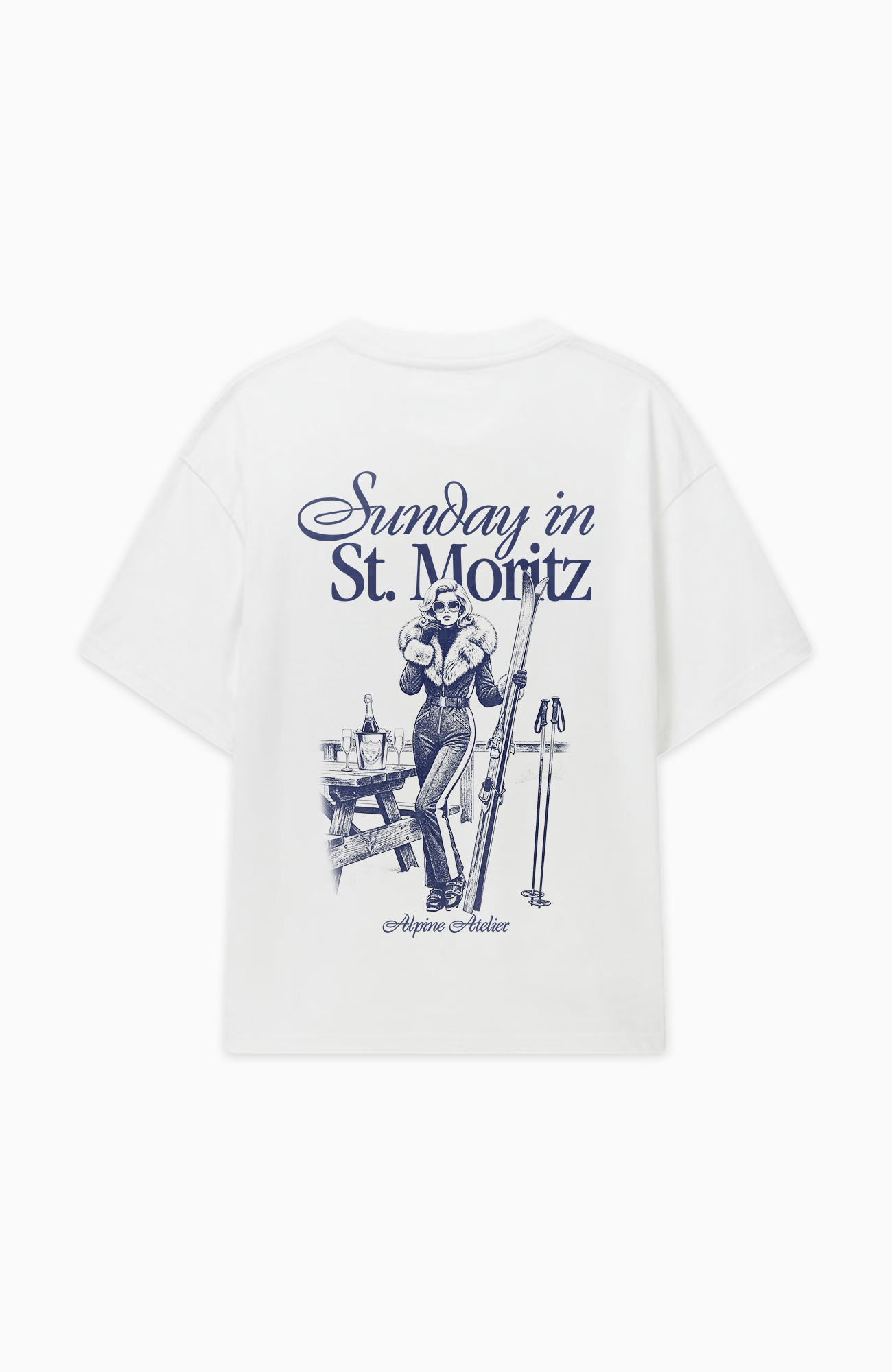 SUNDAY IN ST. MORITZ OVERSIZED SHIRT