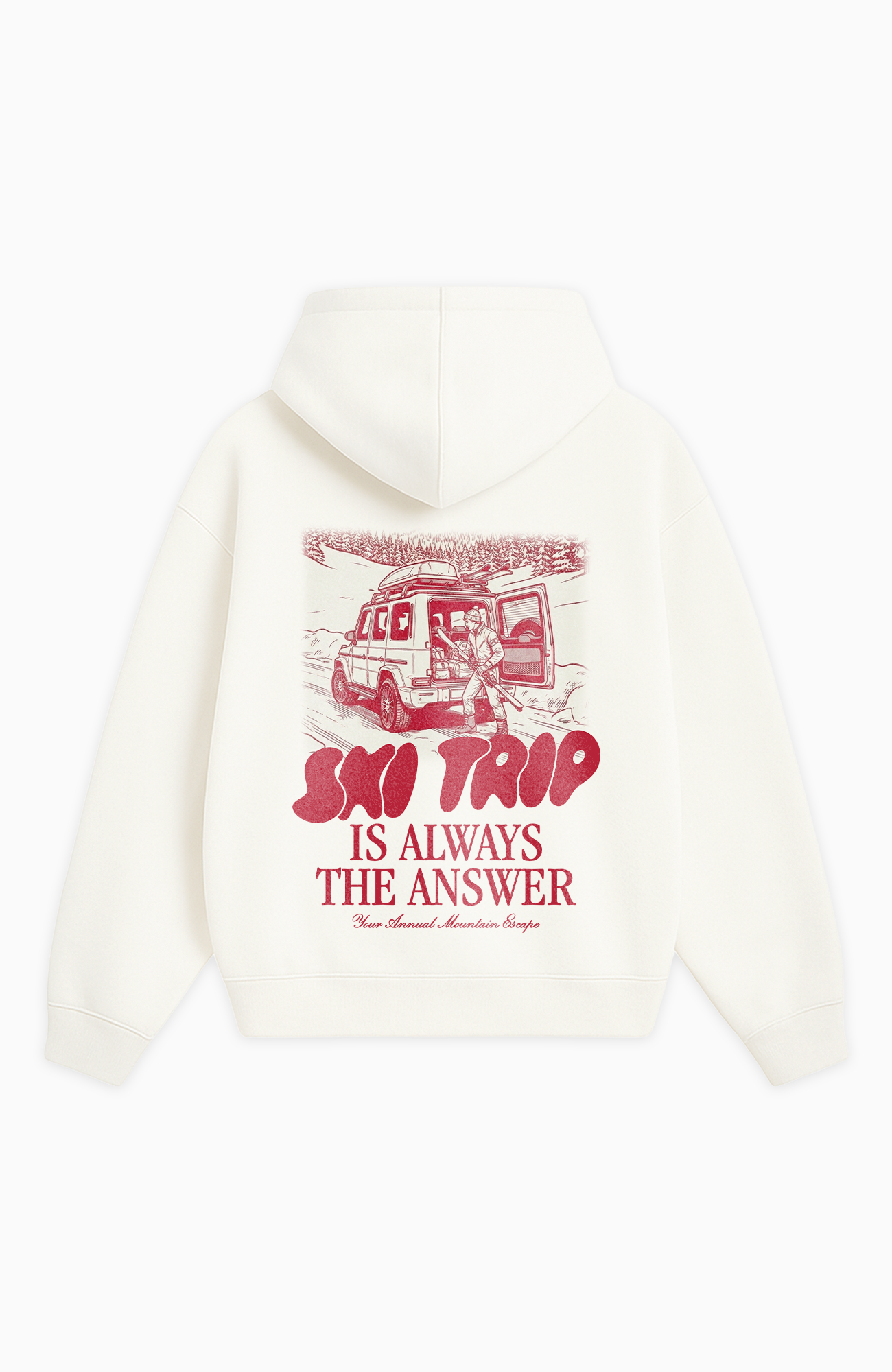 SKI TRIP OVERSIZED HOODIE
