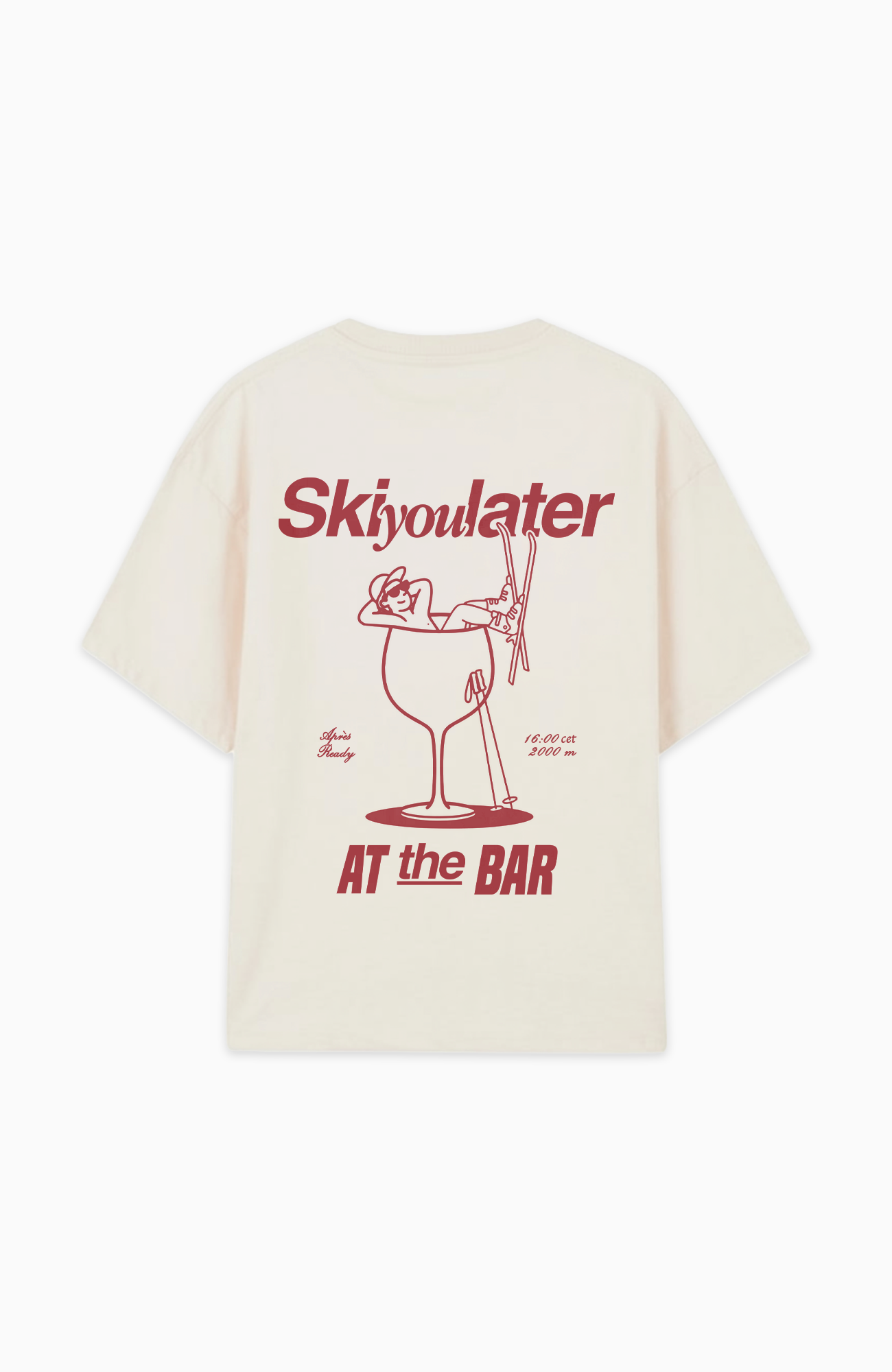 SKI YOU LATER OVERSIZED SHIRT