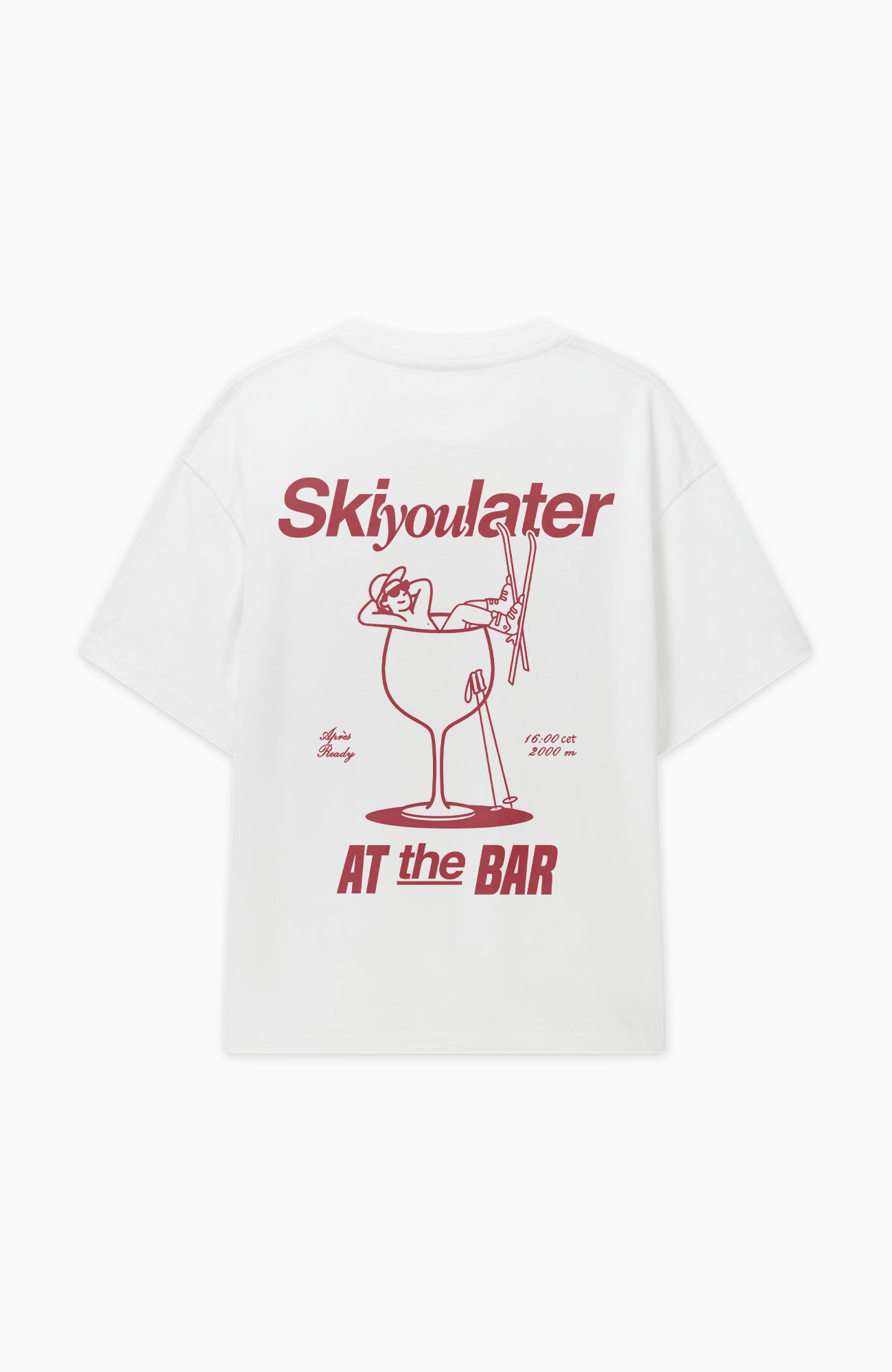 SKI YOU LATER OVERSIZED SHIRT