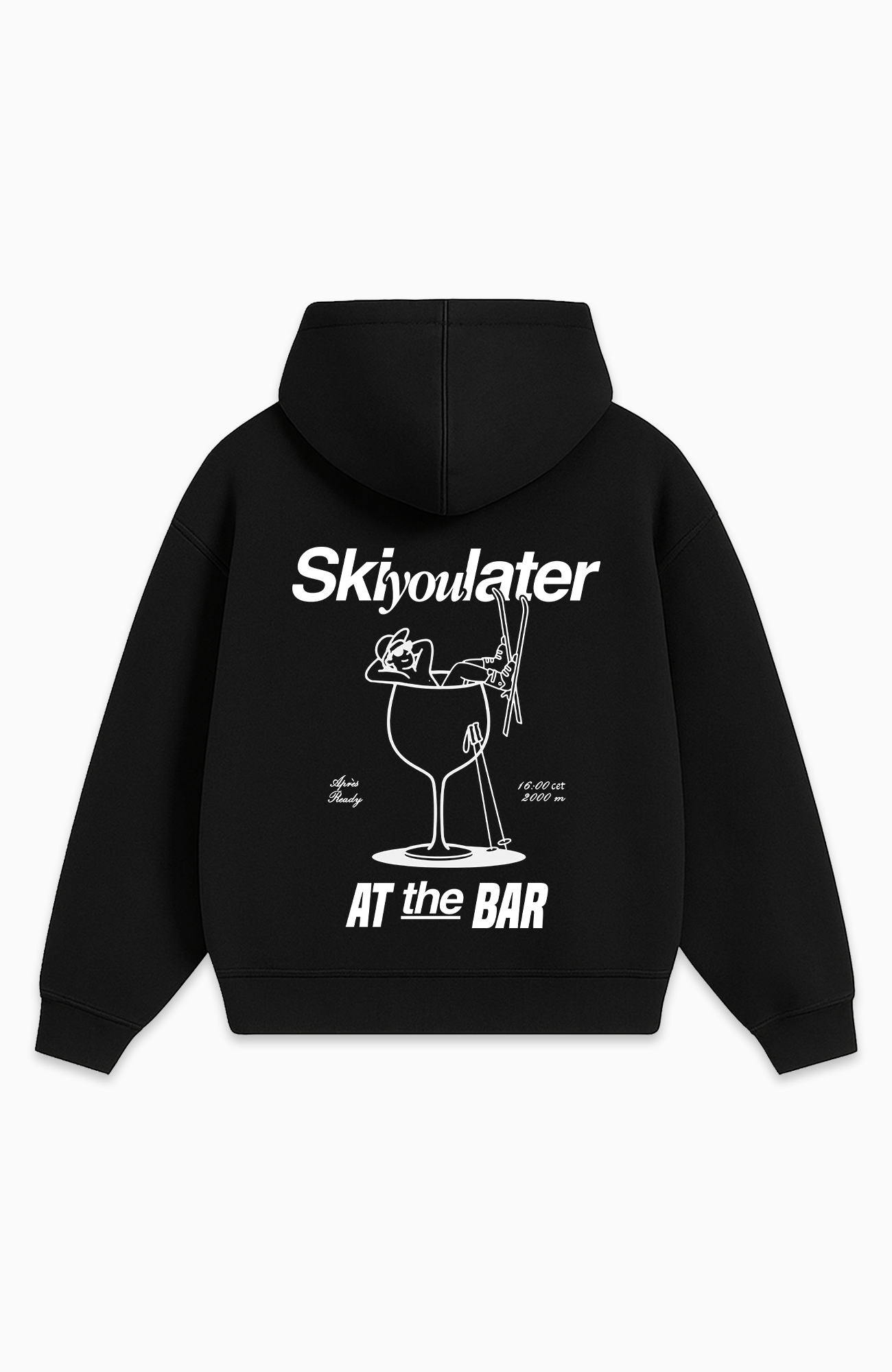 SKI YOU LATER OVERSIZED HOODIE