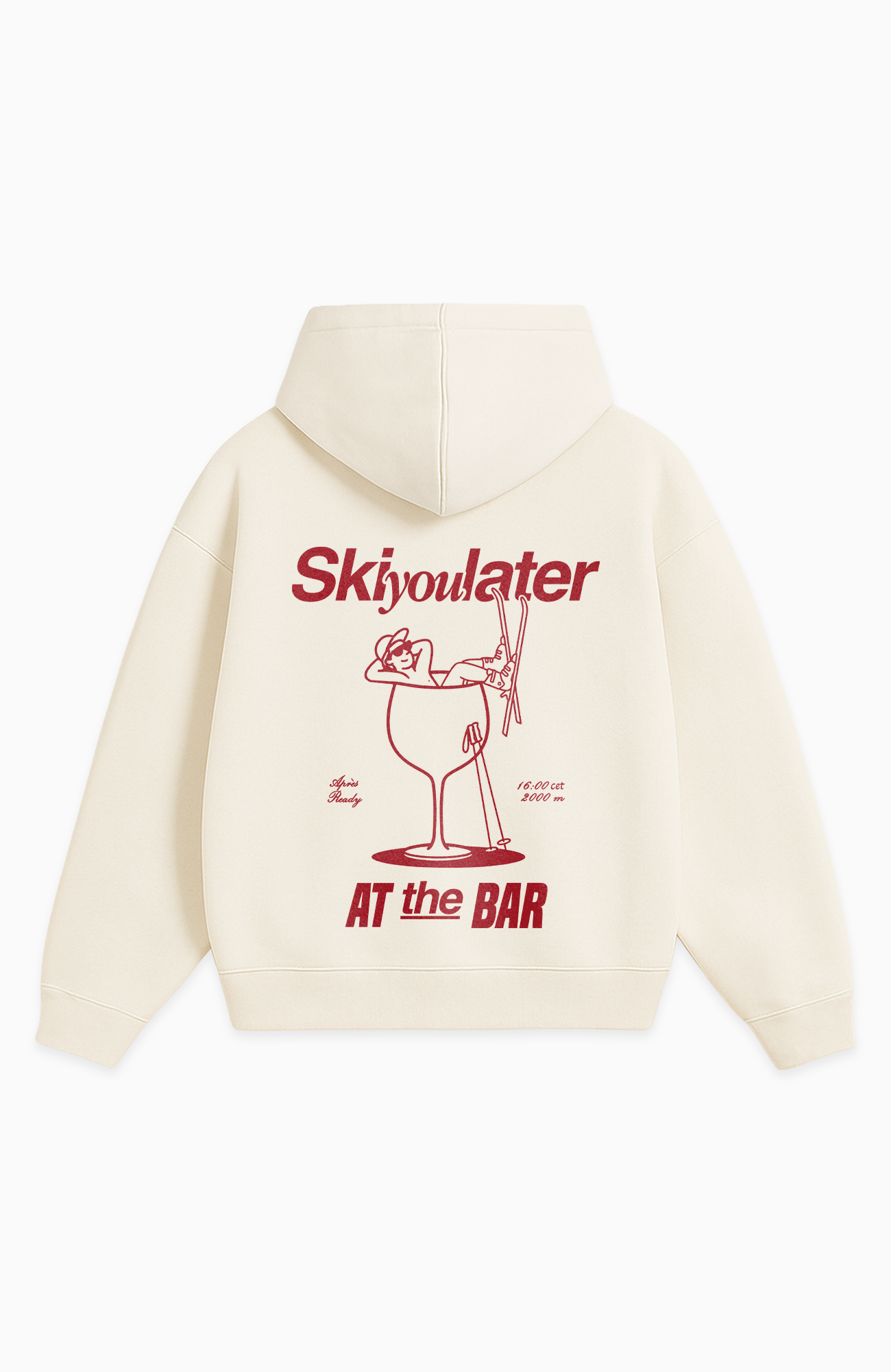 SKI YOU LATER OVERSIZED HOODIE