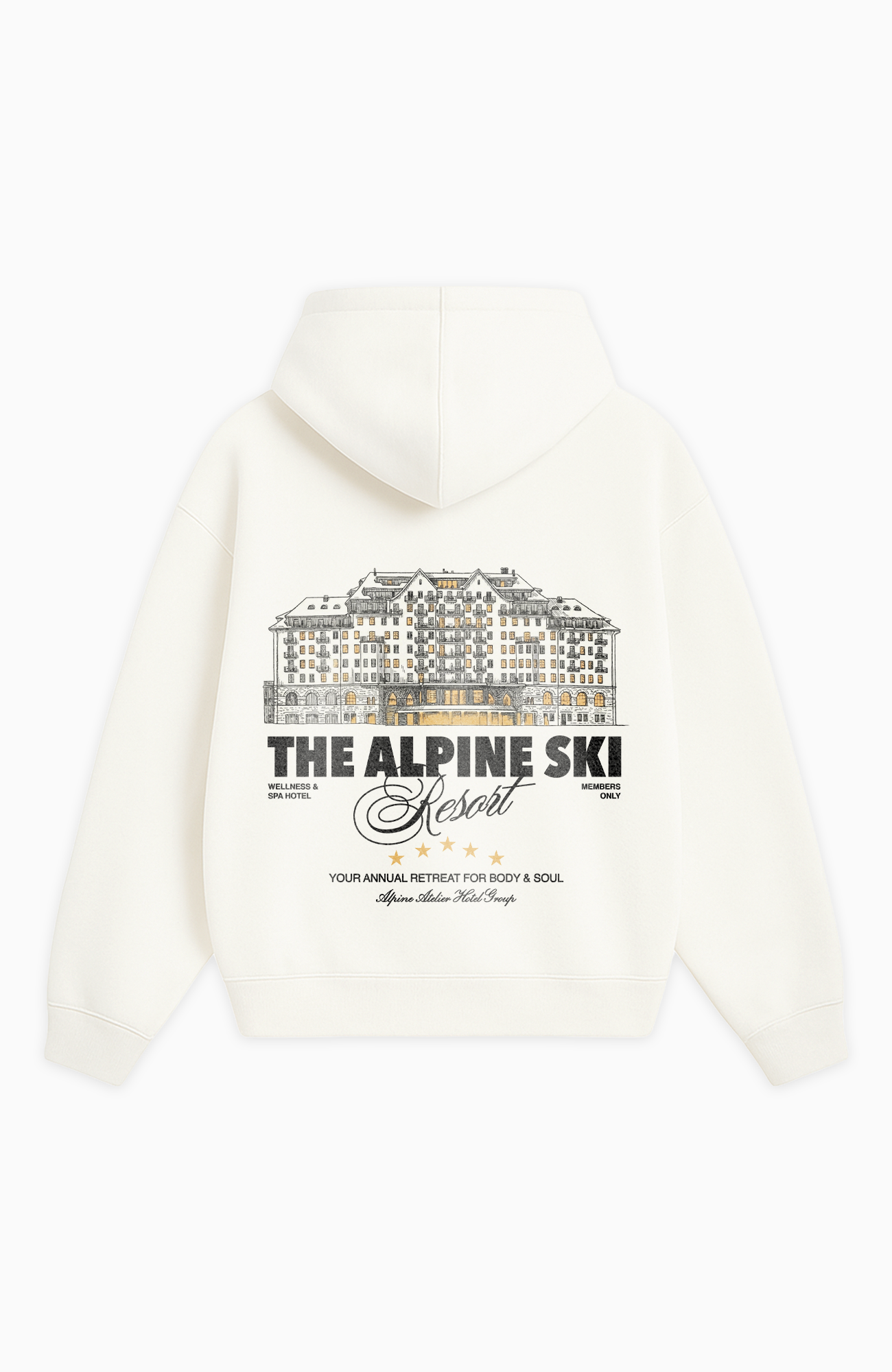 THE ALPINE SKI RESORT OVERSIZED HOODIE