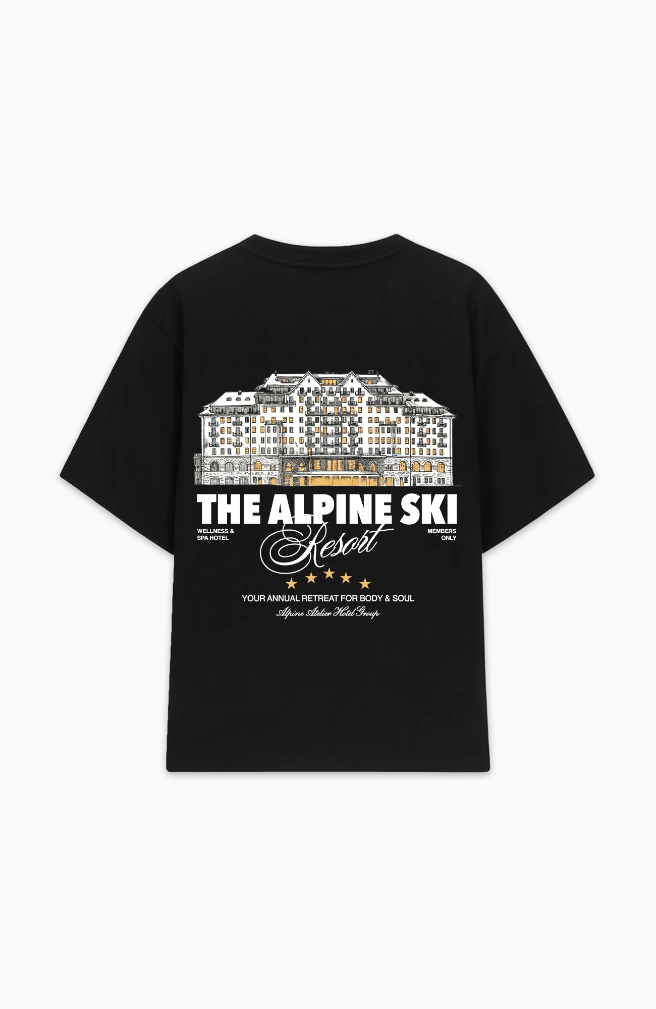 THE ALPINE SKI RESORT OVERSIZED SHIRT